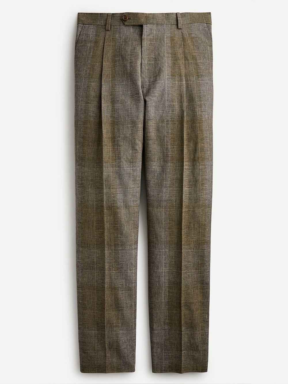 J Crew Ludlow Slim-fit suit pleated pant in Japanese cotton-linen, 28x32